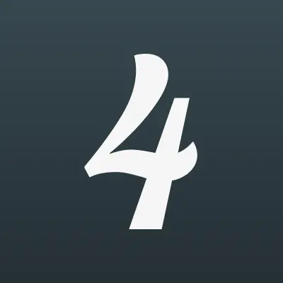 4К, лого-визитка