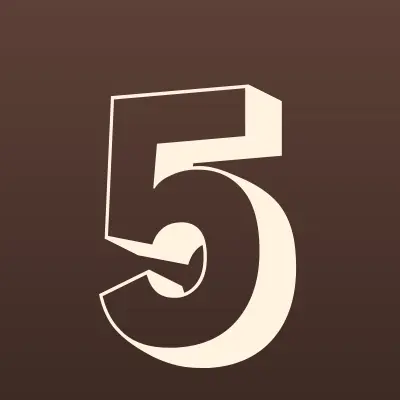 5, танцевальная студия, лого-визитка