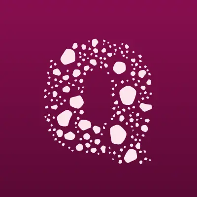 Qiwi, сеть постаматов, лого-визитка
